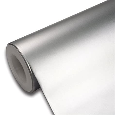 Vvivid Matte Silver Car Wrap Vinyl Roll With Air Release 3mil 1ft X 5ft