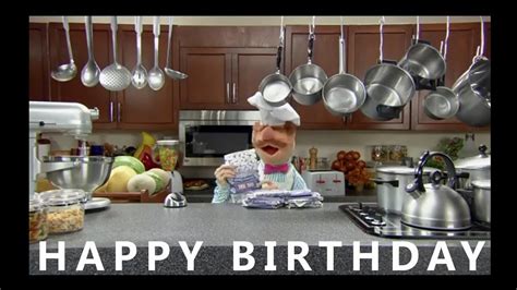 The first is your memory goes, and i can't remember the other two. Happy Birthday from the Swedish Chef - YouTube