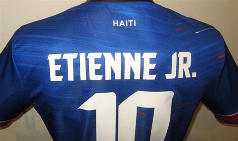 Haiti National Team Saeta Etienne Jr 10 Home 2022 Football Shirt