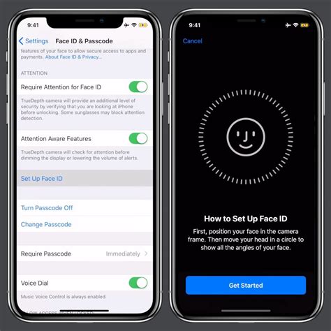 How To Set Up Face Id On Iphone X Face Id Iphone Iphone 11