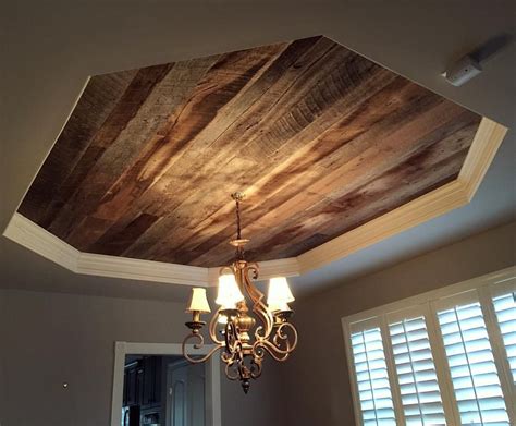 We Installed Our Barn Wood Skins On This Dining Room Tray Barn Wood