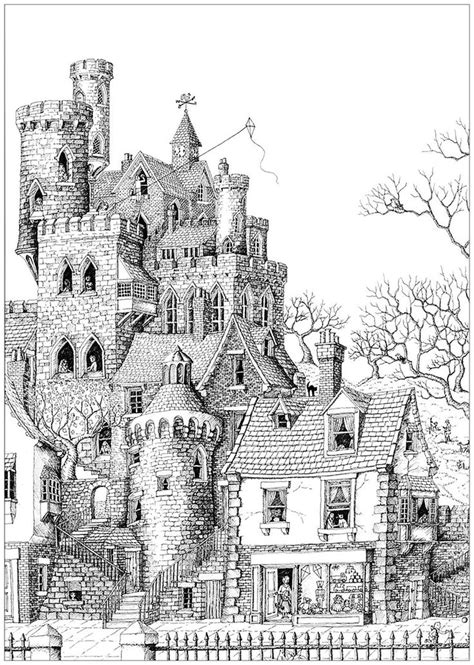 Fine Coloring Page Village That You Must Know You Re In Good Company