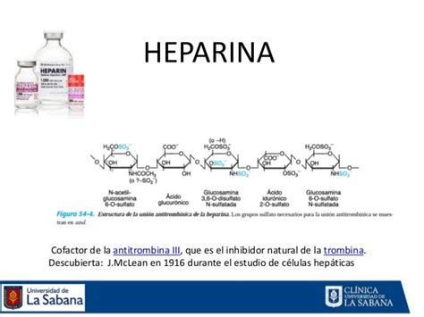 Heparinas Farmacologia Clinica