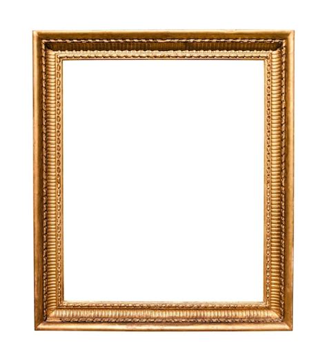 Premium Photo Vertical Vintage Wooden Painting Frame Isolated