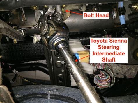 Toyota Sienna Steering Intermediate Shaft Replacement · Share Your Repair
