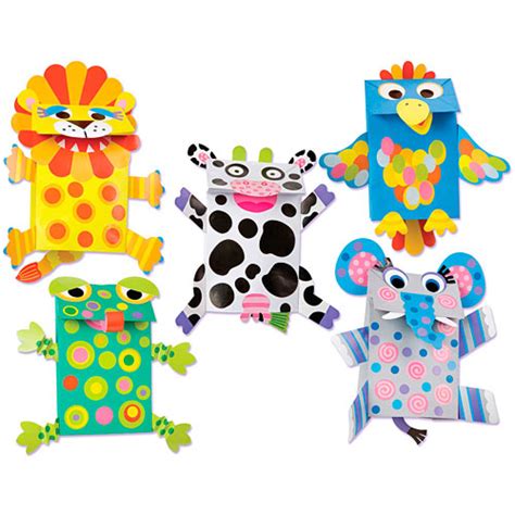 Paper Bag Puppets Toys 2 Learn