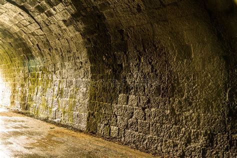 Inside Wall Of Old Railway Tunnel Stock Image Image Of Brick Tunnel