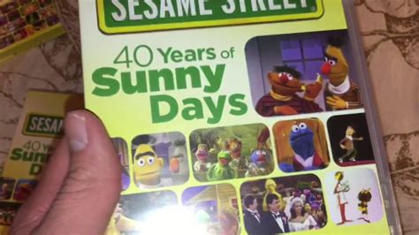 Sesame Street 40 Years Of Sunny Days Dvd Unboxing Youtube