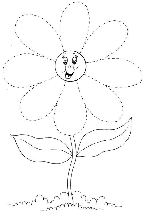 Rayito de Colores Flores animadas para colorear