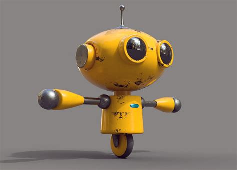 Small Little Robot 3d Model Cgtrader