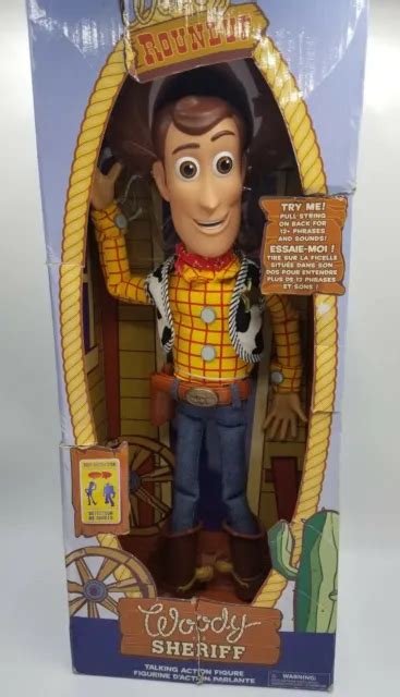 Disney Toy Story Woody The Sheriff Talking Action Figure Pull String