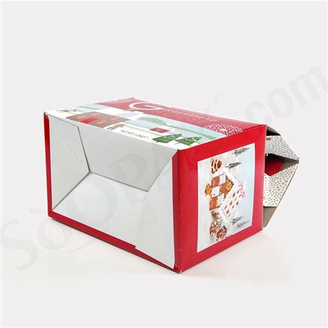 Food Gable Box Auto Bottom Custom Printed Boxes Soopak