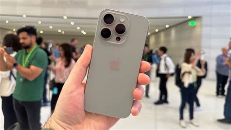Hands On With Apple S New Titanium Iphone Pro And Pro Max Thestreet