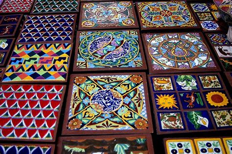 A percentage measures a tile's absorption level; Nogales tiles | Colorful mexican ceramic tiles for sale in N… | Flickr