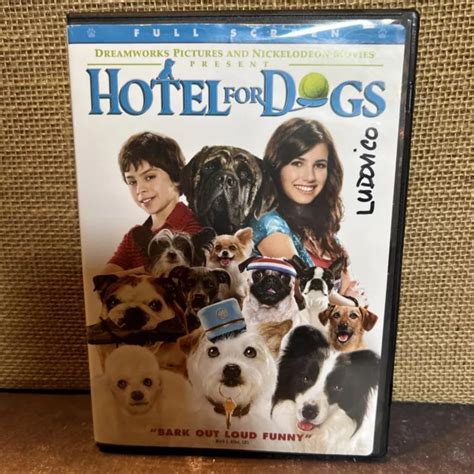 Dreamworks Pictures And Nickelodeon Hotel For Dogs Dvd 2009 Disc Is