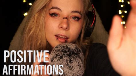 Asmr Positive Affirmations To Reduce Anxiety And Stress Whispered Soft Fluffy Sounds Youtube