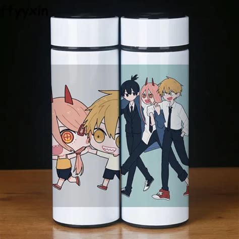 ANIME CHAINSAW MAN Thermal Cup Stainless Steel Water Bottle Travel Cup I PicClick