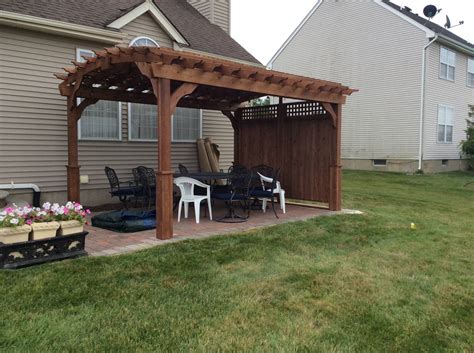 Pergola Cedar Wood 10 X 12 Cedar Pergola Windmill Landscapes 22 Years