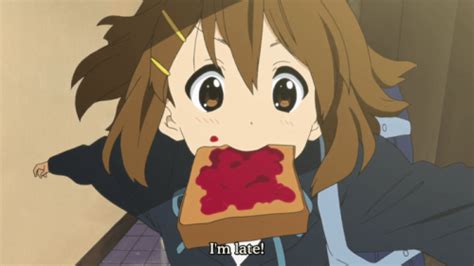 Animeandreal Life Running With A Slice Of Toast In Their Mouth