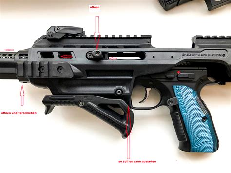 Imi Kidon Pistol Carbine Conversion Kit Canik Double S Tactical