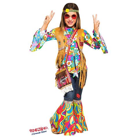 Costume Da Hippie Anni 60 Per Bambina Ubicaciondepersonascdmxgobmx