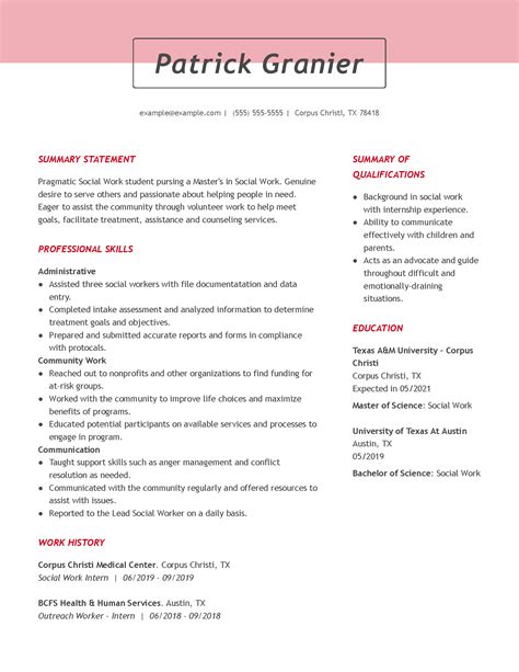 A resume summary statement near the top of your resume sums up your work experience. 2021 Volunteer Resume Example + Guide | MyPerfectResume