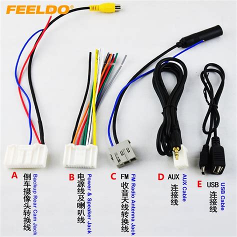 feeldo car audio stereo wiring harness adapter plug  nissanteanax trailqashqai oem factory