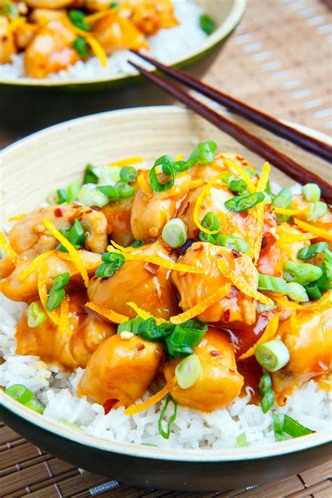 When you see the first wisps of white smoke, stir in the garlic, ginger and fried chicken pieces and cook, stirring, for about. 20 Minute Light Orange Chicken Recipe on Closet Cooking
