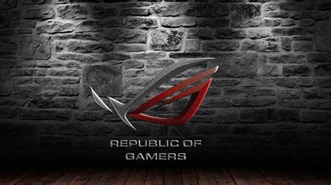 Free Download Asus Rog Republic Of Gamers Logo Hd 1920x1080 1080p