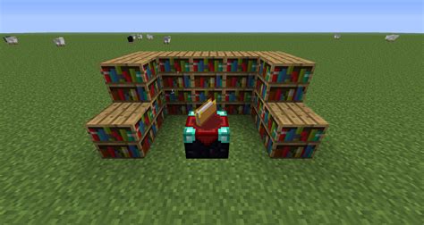 Minecraft Enchantment Table Bookshelf Setup I Decoration Ideas