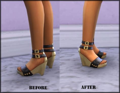 Mod The Sims New Mesh New High Wedges By Julie J Sims 4 Downloads