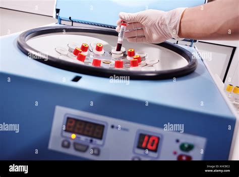 Medical Laboratory Centrifuge Stock Photo Alamy
