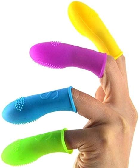 K1 Cafe 2pcs Squirt Massage Glove Female Finger Stimulation Flirt Vibration Women Body