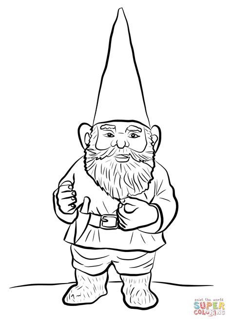 Garden Gnome Drawing At Getdrawings Free Download