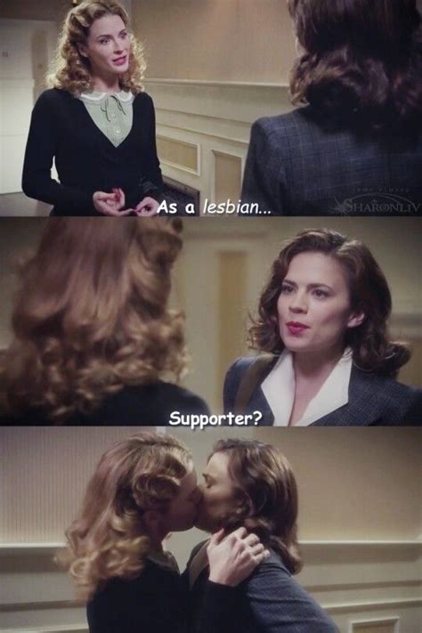 As A Lesbian Supporter Girl Lesbian Agent Carter
