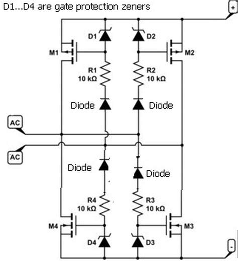 Fet H Bridge Circuit Diagram
