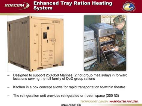 PPT - R&D Projects for the Marine Corps and Air Force Food Service ...