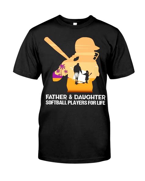 softball father and daughter daughters shirt softball daughter