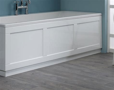 Top quality bathroom 18mm mdf high gloss white 1 piece bath panels these are top quailty british made bath panels in high gloss white made with 18mm. Roper Rhodes 800 Series White Front Bath Panel 1700mm | BP800W