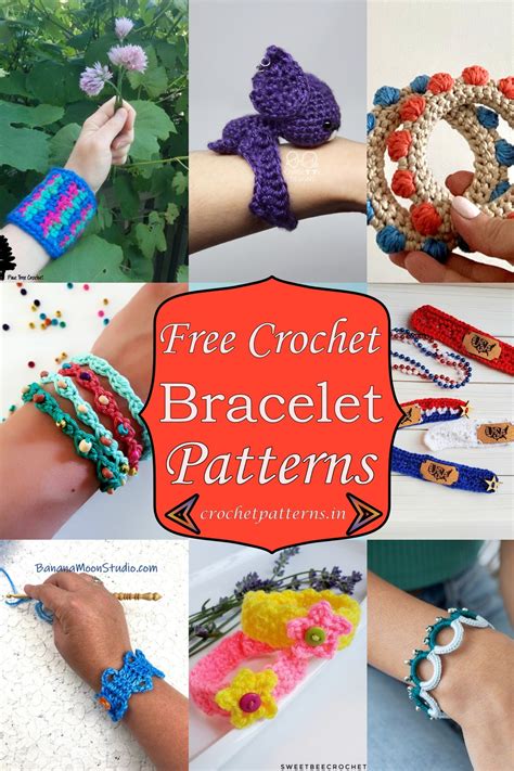 25 Free Crochet Bracelet Patterns