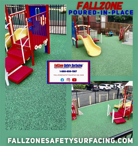 Fallzone Playground Surfacing New Jersey Fallzone Poured In Place Rubber Fallzone Safety Surfacing