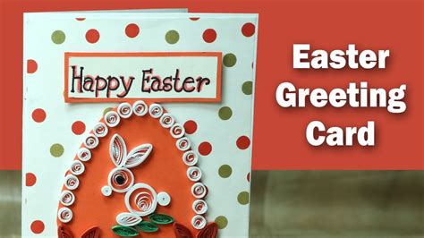 I used white cardstock as the base for my first egg shape, which i drew freehand. DIY Easter Card - How to Make Quilling Bunny and Easter ...