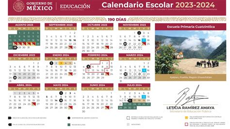 SEP publica calendarios escolares para el ciclo 2023 2024 Cu谩les son