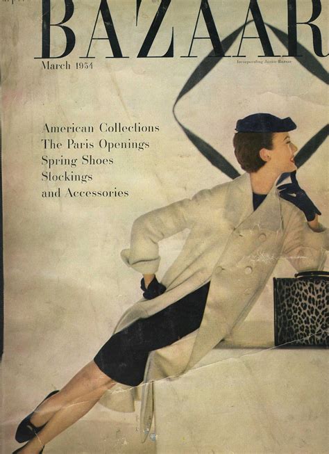 Dividing Vintage Moments Harpers Bazaar March 1954 Harpers Bazaar