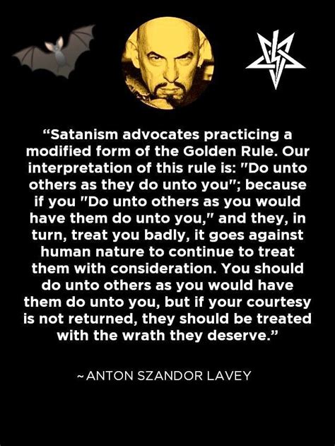 Pin by István on ANTON SZANDOR LAVEY in Anton lavey quotes Do unto others Human nature