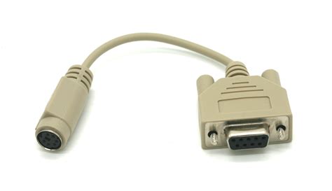 Ps2 F Mouse To Db9 F Serial Port Adapter Cable