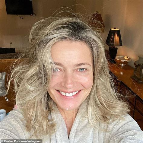 supermodel paulina porizkova poses nude in sizzling snap daily mail online