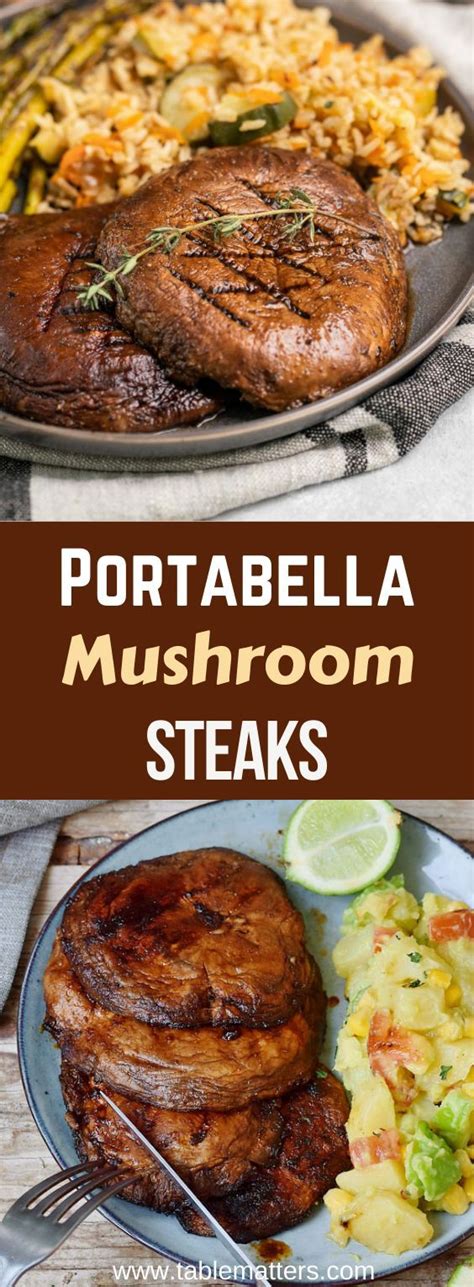 Portabella Mushroom Steaks With Quinoa Sautéed Vegetables And Red