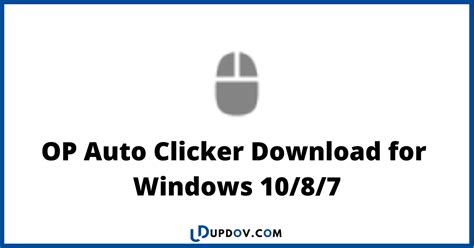 Op Auto Clicker 30 Download For Windows 10 8 7 2024