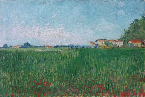 Field With Poppies 1888 Painting By Vincent Van Gogh Pixels